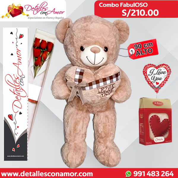 Detalles con Amor Con Peluches y Chocolates Rosas naturales rosas con petalos de madera chocolates peluches y regalos